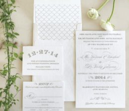 Simple and Elegant Wedding Invitation